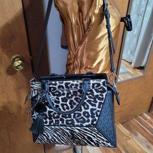 Michael Khors geometric hard case shoulder bag